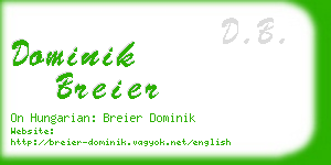 dominik breier business card